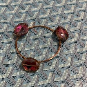 Elegant Pink Beaded Bracelet